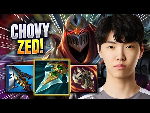 CHOVY CRAZY GAME WITH ZED! - GEN Chovy Plays Zed MID vs Sejuani! | Season 2023