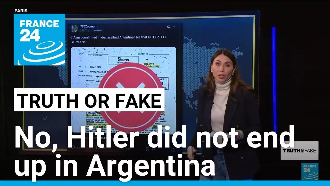 No, declassified CIA documents do not prove that Hitler escaped to Argentina • FRANCE 24 English
