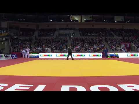 RESSEL DOMINIC (GER) vs OTEULIYEV Kazhymukan (KAZ) judo grand slam Düsseldorf 2019