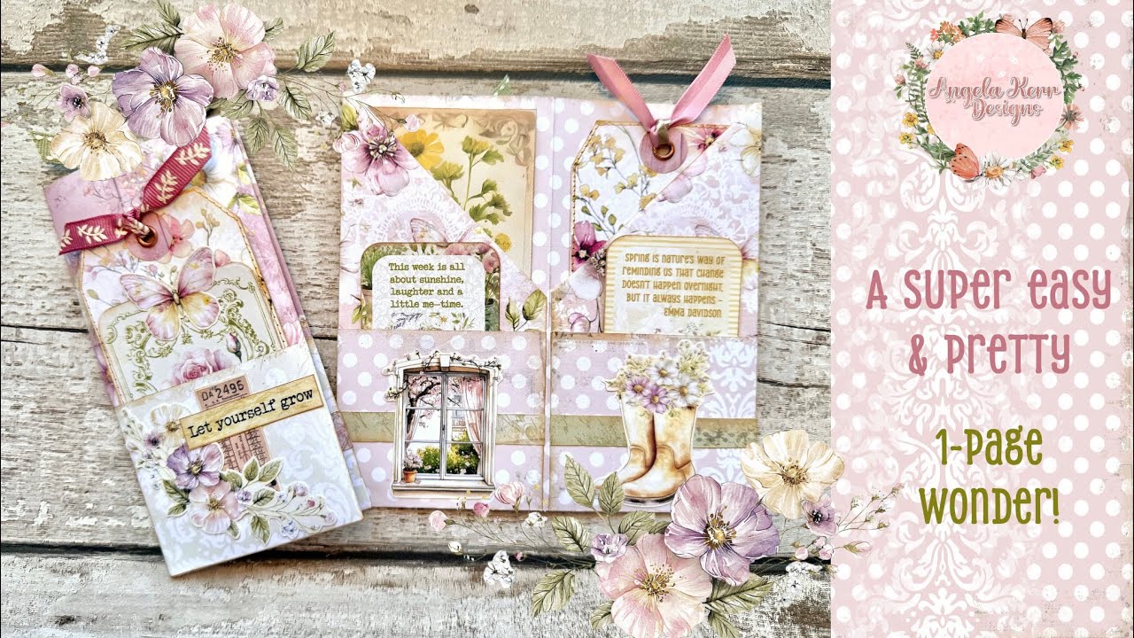 You Just HAVE to TRY this ADORABLE 1 Page Wonder Project!