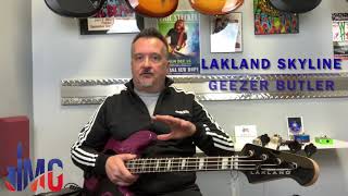 Video thumbnail for Lakland Skyline Geezer Butler Signature by Indiana Music Garage