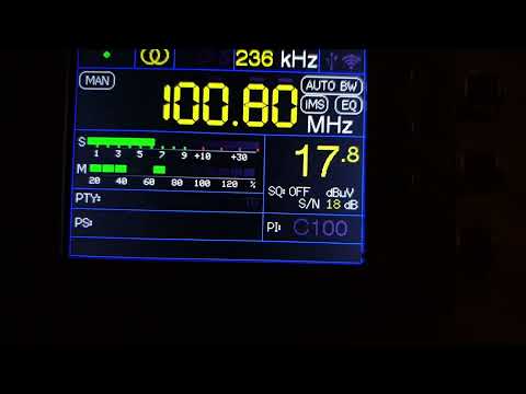 FM stereo bandscan with TEF-6686 radio.