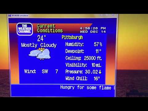 Weatherstar 4000 simulator - 12/14/2016