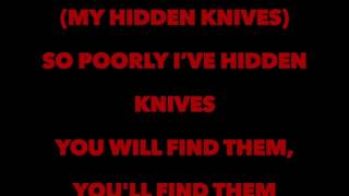 AFI - Hidden Knives [HD Song Lyrics]