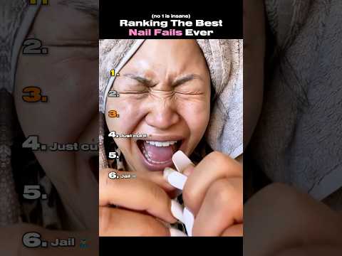 Ranking The BEST Nail Fails Ever #nails #ranking #usa