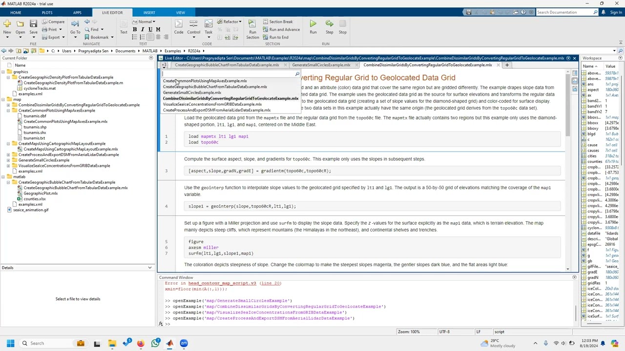 MATLAB For Earth Sciences Part 2