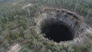 Giant Sinkholes Opening Without Warning Caught on Camera