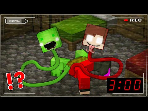 What Happened to MIKEY and JJ at 03:00 AM !? - Minecraft (Maizen)