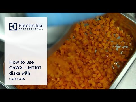 How to use C6WX - MT10T disks with carrots | Electrolux Professional
