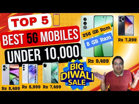 Top 5 Best Phones Under 10,000 in Flipkart Big Diwali Sale & Amazon Sale | Crazy Prices,Mobile Offer