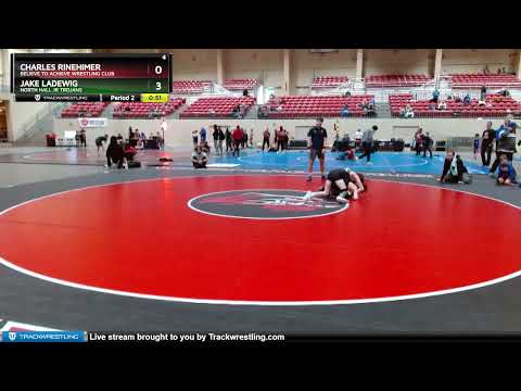 89-95 Lbs Round 4 - Jake Ladewig, North Hall Jr Trojans Vs Charles Rinehimer, Believe To Achieve W
