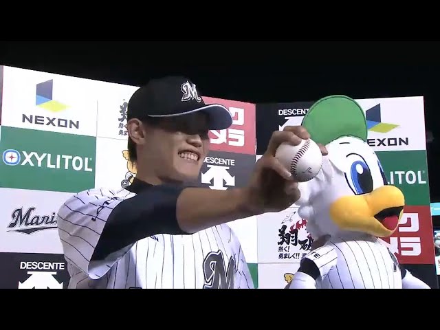 マリーンズ・チェン投手ヒーローインタビュー 2015/6/10 M-D