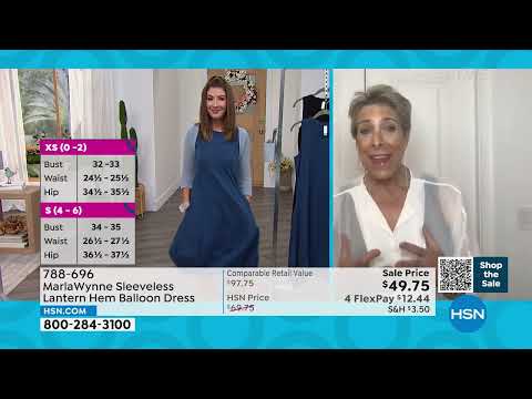 MarlaWynne – Ärmelloses Ballonkleid mit Laternensaum