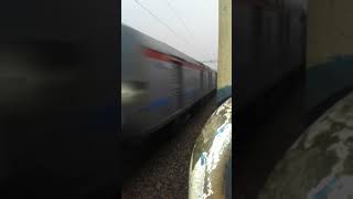 preview picture of video 'New Delhi - Amritsar shatabdi express blast speed at Dhirpur'