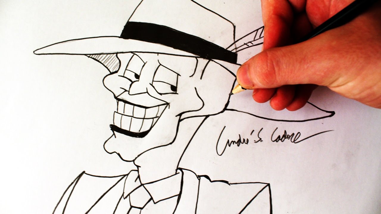 Como Desenhar o Máscara - (How to Draw The Mask) - SLAY DESENHOS #120