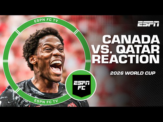 FULL REACTION to Canada’s dominant 6-0 win vs. Qatar 🍿 2026 World Cup | ESPN FC
