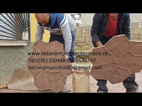 Beton Amprentat Trestienii de Jos -Prahova Tel.0761350488 -0766543767