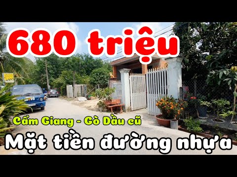 Nhà 5x29 đường nhựa giá 680 triệu ở Thạnh Đức Tây Ninh gần Quốc lộ 22B Chợ Cẩm Long dân cư đông đúc