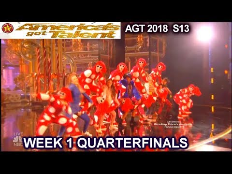 The PAC Dance Team THEIR BEST PERFORMANCE  Quarterfinals 1 America's Got Talent 2018 AGT
