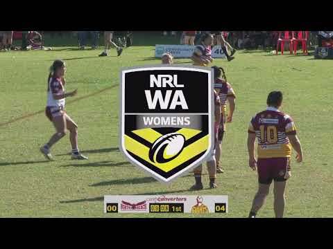 2021 NRL WA Women's Premiership Prelim Final - Joondalup v Nth Beach