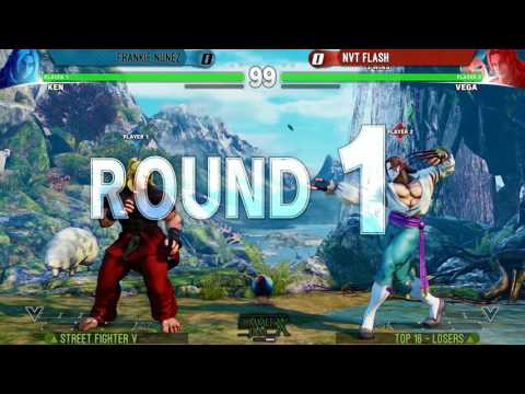 Street Fighter 5 Tournament: Summer Jam X Top 16 -  Frankie Nunez (Ken) v Flash (Vega)