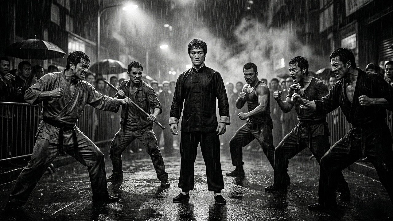 Bruce Lee Faced Five Men Alone… What Happened Next Was Unreal