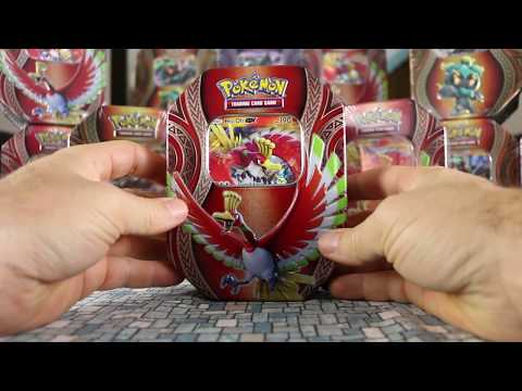 Ho-Oh GX SM57 Mysterious Powers Tin 2017 Opening