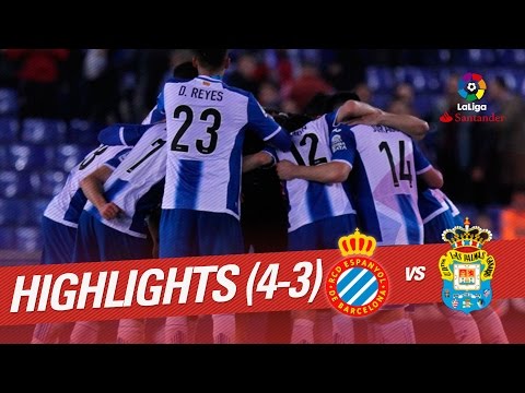 Highlights RCD Espanyol vs UD Las Palmas (4-3)