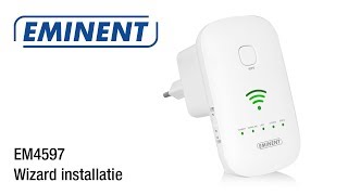 EM4597 WiFi Repeater -  wizard installatie