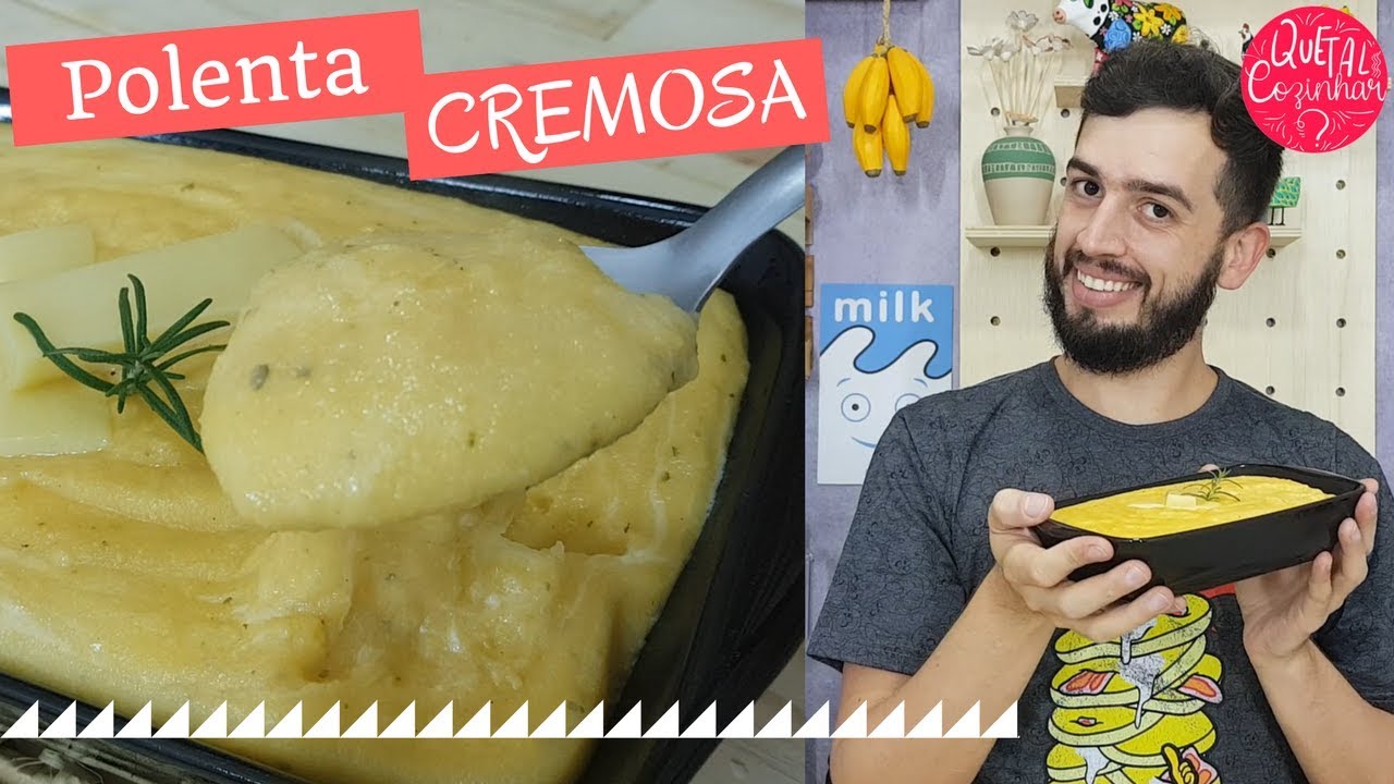 POLENTA CREMOSA NA PANELA DE PRESSÃO ELÉTRICA