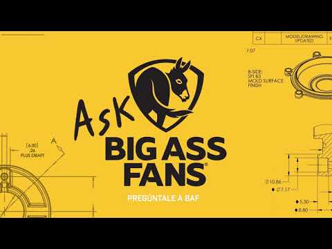 Que tan grandes son los Cool Space | BIG ASS FANS