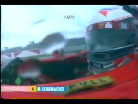 Schumi's radio brouke France-99