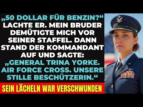 Mein Bruder erniedrigte mich vor der Staffel – Dann sagte der General: „Willkommen, Generalin.“