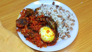 How To Make Beans and Rice Nigerian | Nigerian Stew | Rice and Beans Recipe Nigerian