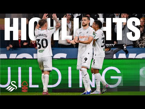 Swansea City v Nottingham Forest | Carabao Cup | Highlights