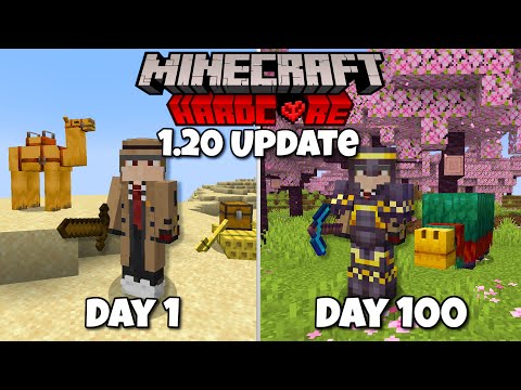 100 Days in 1.20 Hardcore Minecraft