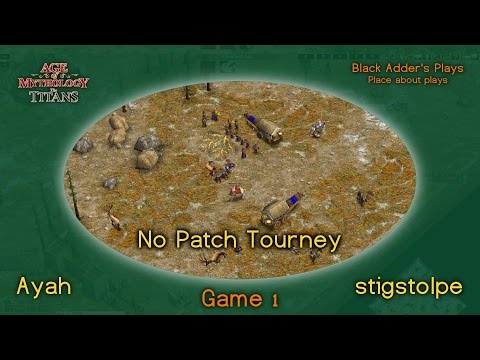 No Patch Tourney, R1 - Ayah vs. stigstolpe, Game 1 - Loki vs. Oranos, Tundra - Age of Mythology: TT