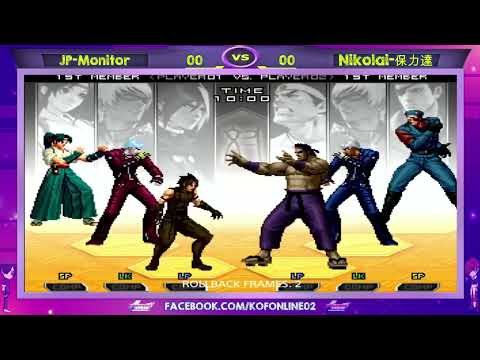 JP-Monitor Vs Nikolai-保力達 FT10 KOF 2002 UM - Outra Battle Forte