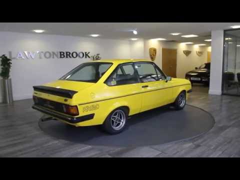 Ford Escort Mk2 RS2000   Yellow with Black Lawton Brook
