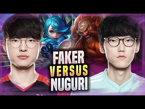 FAKER vs NUGURI! - DK Nuguri Plays Gragas TOP vs T1 Faker Gwen! | Season 2022