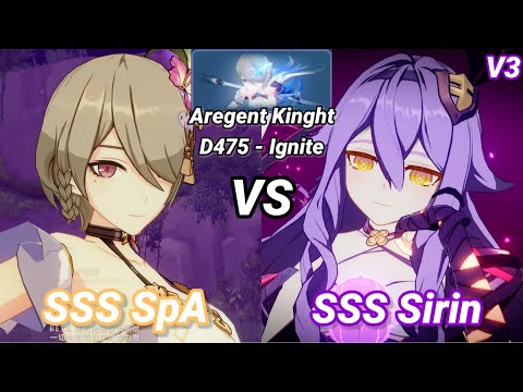 Sirin vs Spina Astera | Redlotus D475: AK (Ignite) - Honkai Impact 3 - BETA 6.9 V3