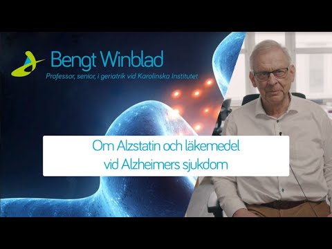 Professor Bengt Winblad om AlzeCures projekt Alzstatin och läkemedel vid Alzheimers sjukdom.