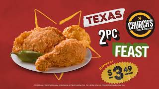Church’s Texas Chicken Texas 2PC Feast Comin’ In Hot🔥