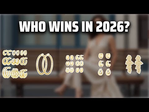 Adoyi Gold Hoop Earrings Set for Women Girls Trendy 14K Plated Gold Hoops Small Chunky Earrings Twisted Huggie Ear ring Pack Lightweight 9 Pairs Jewelry Set for Valentines Mother's Day Birthday Gifts video review thumbnail