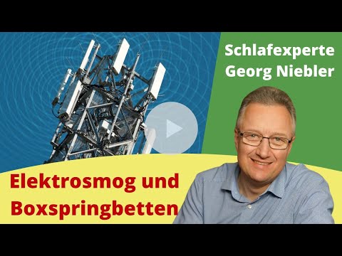 Elektrosmog und Boxspringbetten oder warum der Schlaf im Boxspringbett meist unruhig ist.