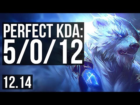 VOLI vs DARIUS (TOP) | 5/0/12, 69% winrate | KR Master | 12.14