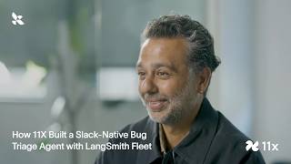 Thumbnail for How 11x Built a Slack-Native Bug Triage Agent with LangSmith Fleet