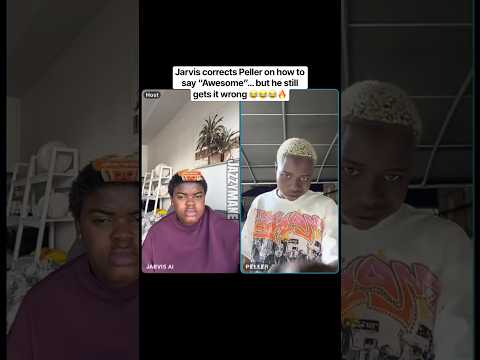 Jarvis corrects Peller on how to say “Awesome”… but he still gets it wrong 😂🔥 #peller #nigeria