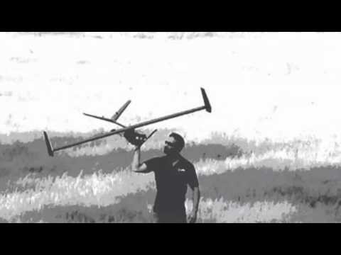 V-Tail Fixed Wing DIY Drone - Black Bird