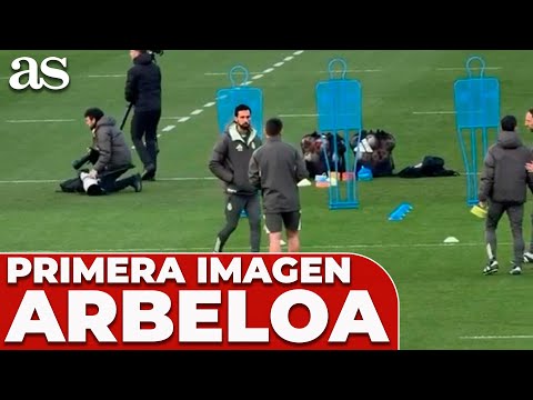 La PRIMERA IMAGEN de ÁLVARO ARBELOA como NUEVO ENTRENADOR del REAL MADRID | DÍA 1